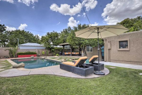 Midtown Getaway with Private Pool and Grass Yard!